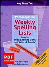 Photocopiable Key Stage 2 Photocopiable Weekly Spellings Lis (Paperback)