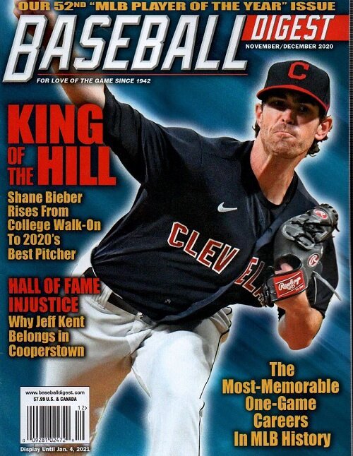 Baseball Digest (격월간 미국판): 2020년 11/12월호