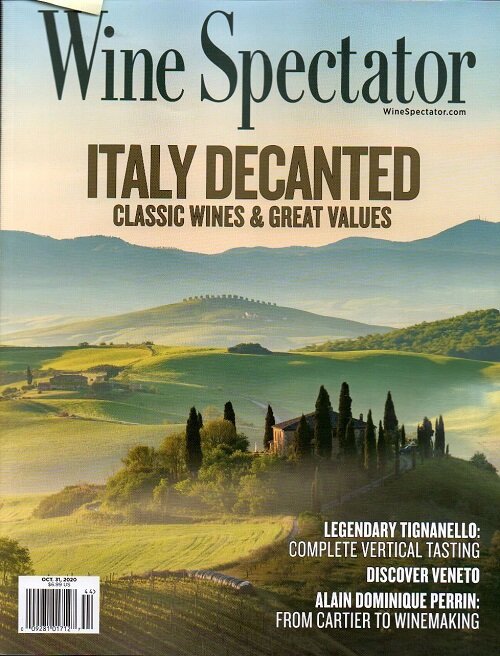 Wine Spectator (월간 미국판): 2020년 10월 31일