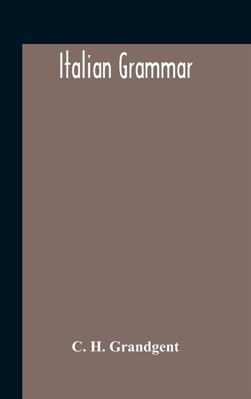 Italian Grammar (Hardcover)