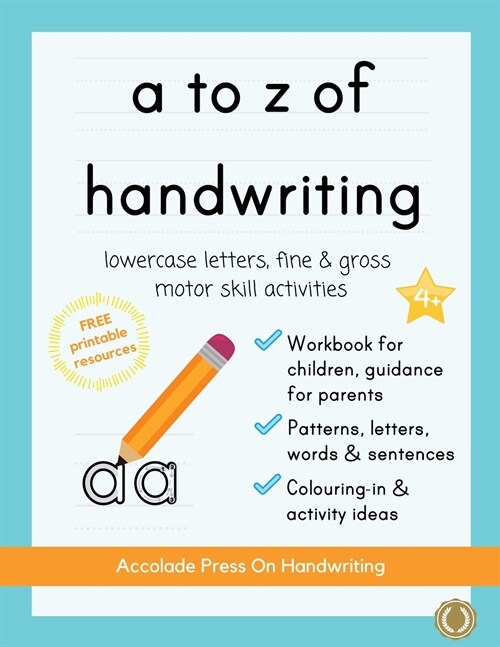 a to z of handwriting: a fun and educational tracing handwriting book with guidance for parents and free resources. Letters, patterns, shapes (Paperback)