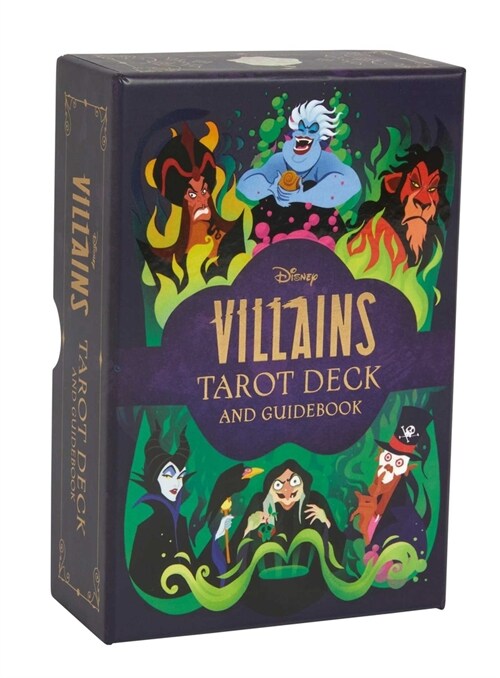 Disney Villains Tarot Deck and Guidebook Movie Tarot Deck Pop Culture Tarot (Paperback)