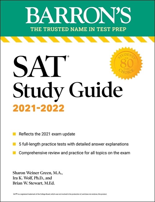 SAT Study Guide: With 5 Practice Tests (Paperback, Thirty-First)