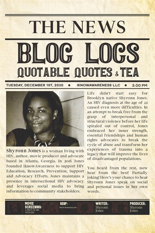 Blog Logs, Quotable Quotes & Tea (Paperback)