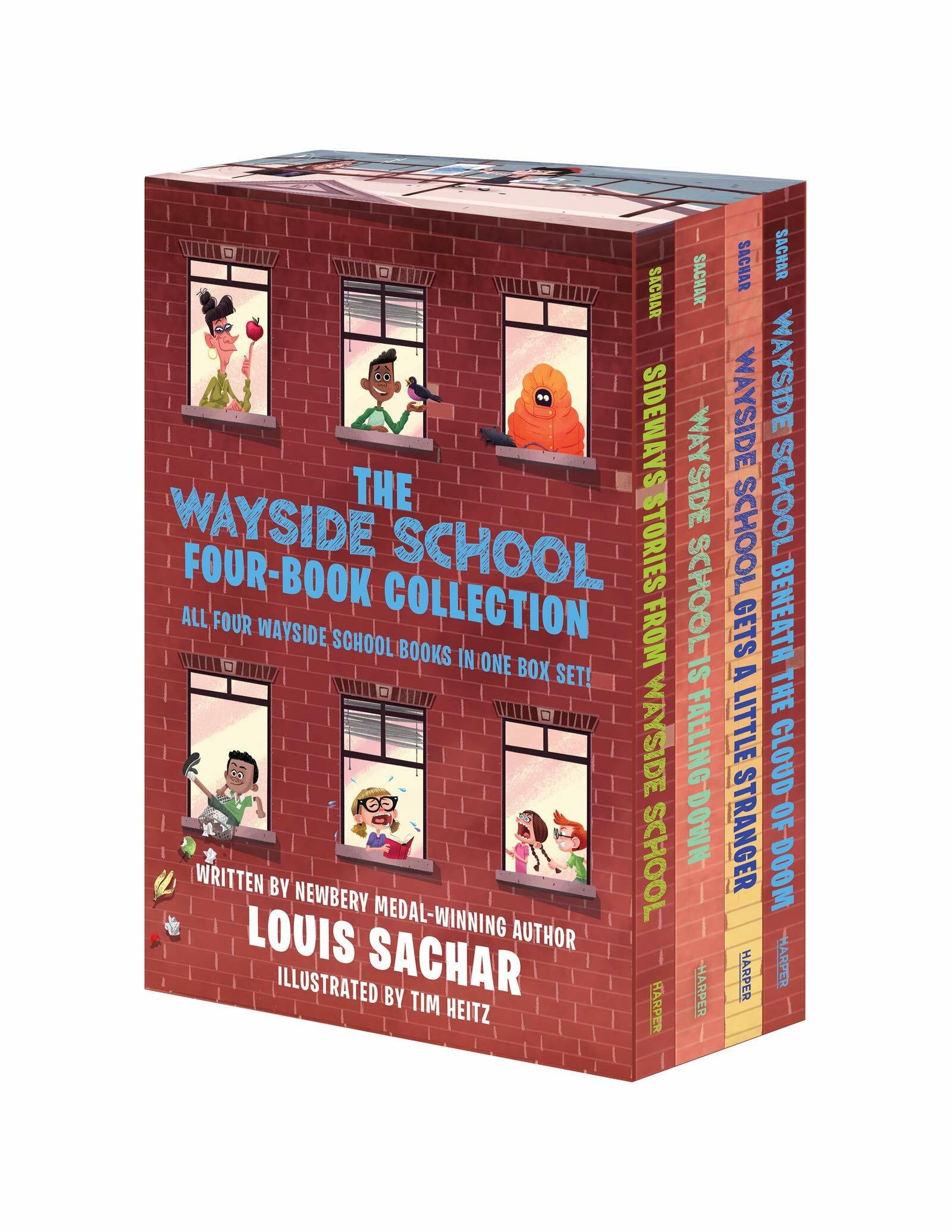 The Wayside School 4-Book Box Set 웨이사이드 스쿨 챕터북 (Paperback 4권)