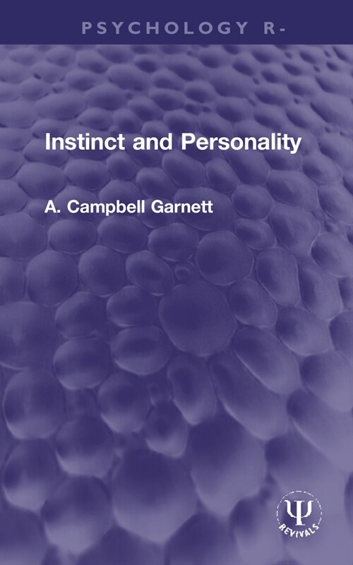 Instinct and Personality (Hardcover)