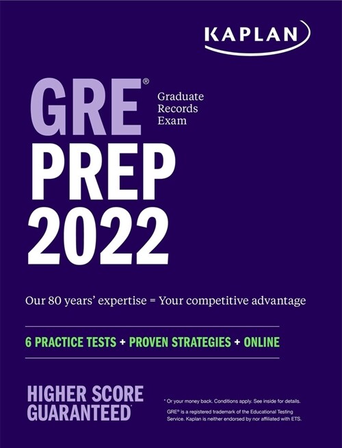 GRE Prep 2022: 2 Practice Tests + Proven Strategies + Online (Paperback)
