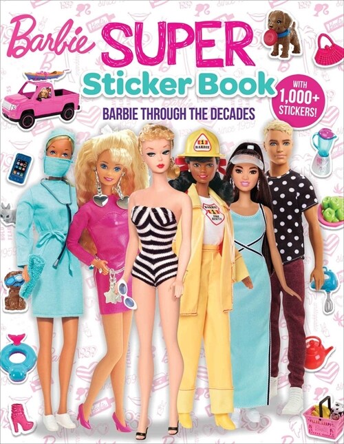 Barbie: Super Sticker Book: Through the Decades (Paperback)