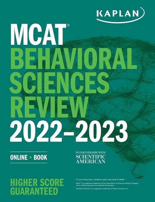 MCAT Behavioral Sciences Review 2022-2023: Online + Book (Paperback)