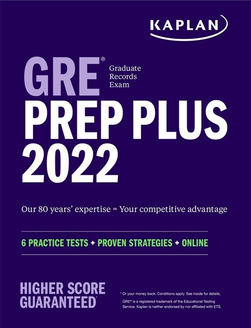 GRE Prep Plus 2022: 6 Practice Tests + Proven Strategies + Online (Paperback)