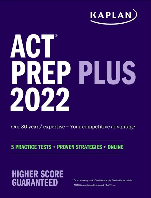 ACT Prep Plus 2022: 5 Practice Tests + Proven Strategies + Online (Paperback)