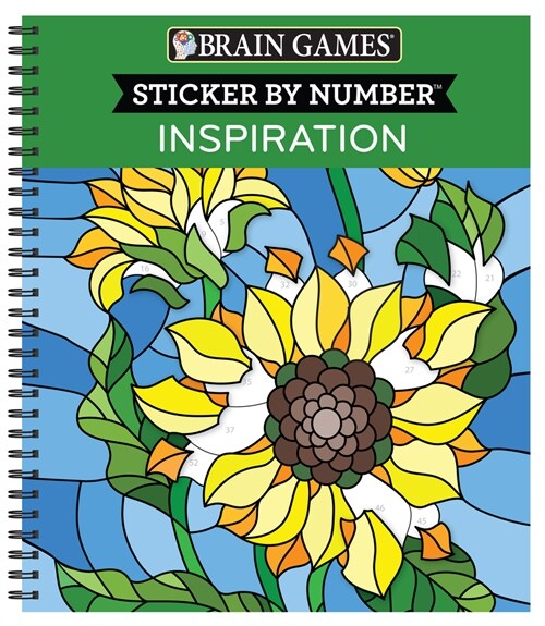 Brain Games - Sticker by Number: Inspiration [With Sticker(s)] (Spiral)