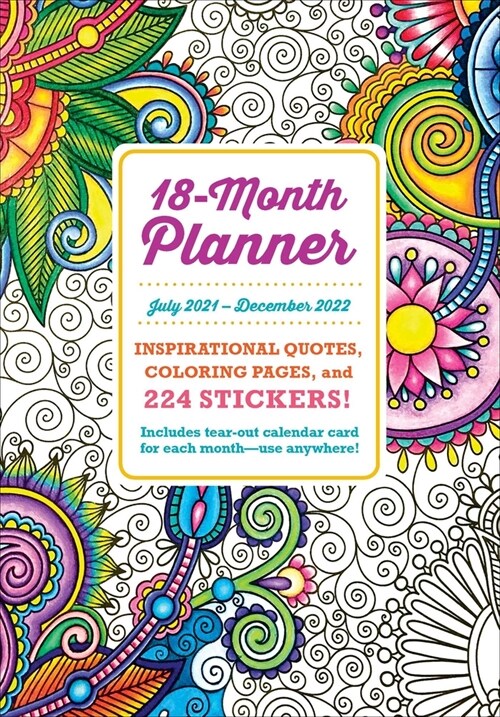 2022 Coloring Planner (Spiral)