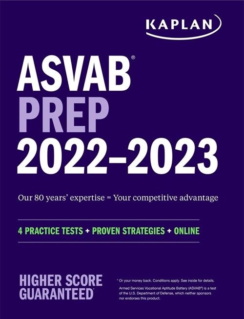 ASVAB Prep 2022-2023: 4 Practice Tests + Proven Strategies + Online (Paperback)