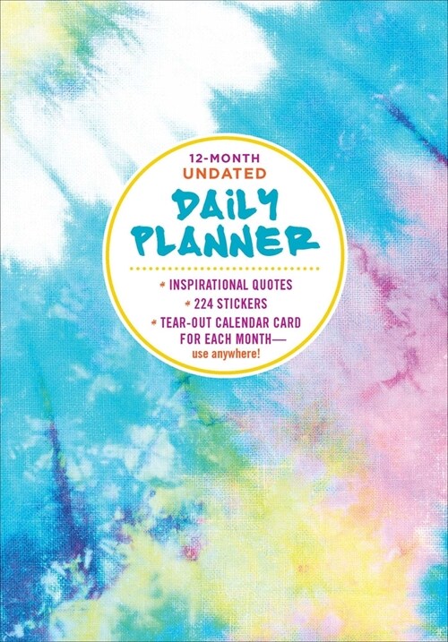 12-Month Undated Daily Planner (Spiral)