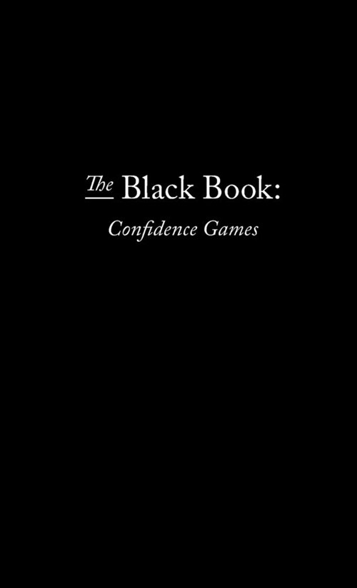 The Black Book: Confidence Games (Paperback)