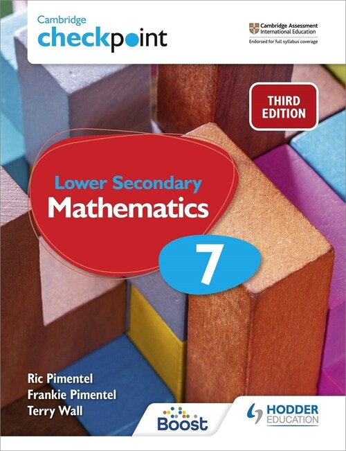 Cambridge Checkpoint Lower Secondary Mathematics Students Book 7 : Third Edition (Paperback)