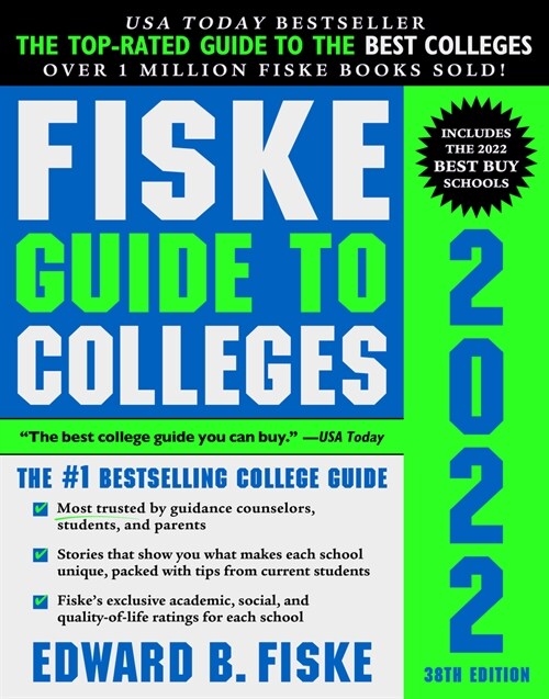 Fiske Guide to Colleges 2022 (Paperback, 38, Revised)