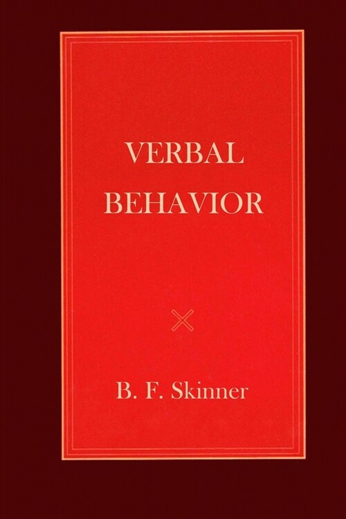 Verbal Behavior (Paperback)
