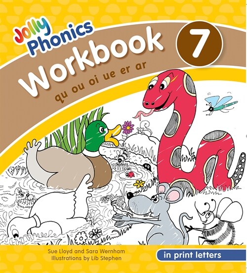 Jolly Phonics Workbook 7 : In Print Letters (American English edition) (Paperback)