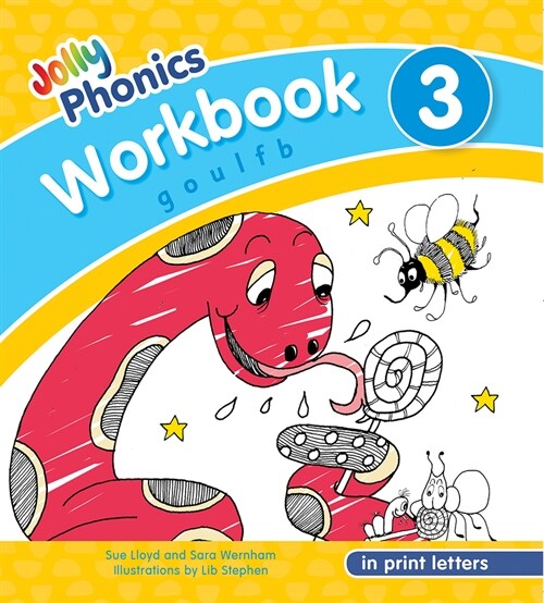 Jolly Phonics Workbook 3 : in Print Letters (American English edition) (Paperback)