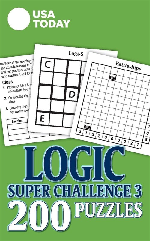 USA Today Logic Super Challenge 3: 200 Puzzles (Paperback)