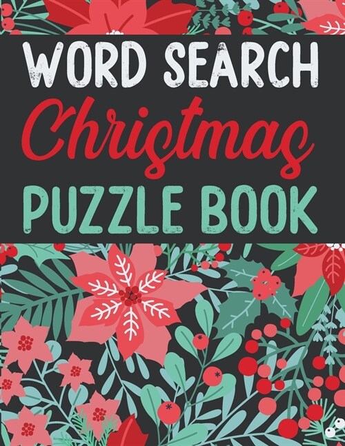 Christmas Word Search: Puzzle Book Holiday Fun for Adults and Kids (Fun Puzzlers Large Print Word Search Books) (Paperback)