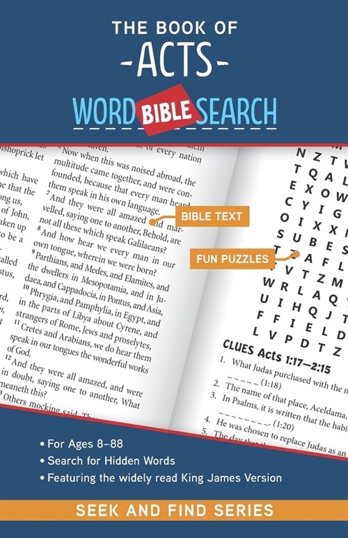 The Book of Acts: Bible Word Search (Paperback)