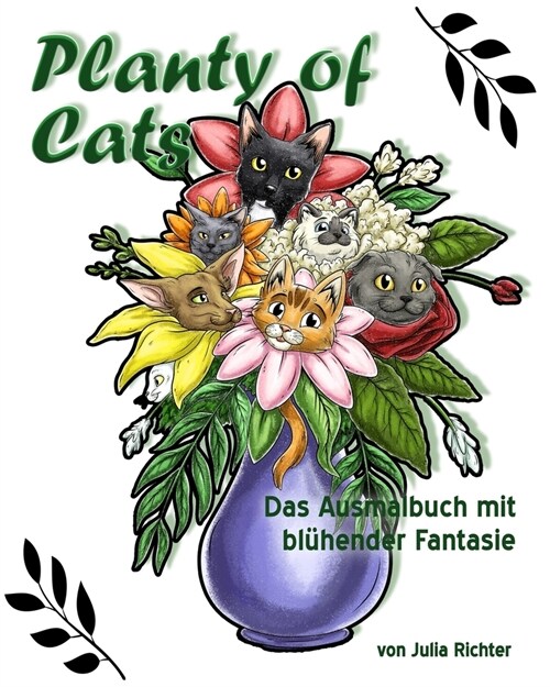 Planty of Cats: Das Ausmalbuch mit bl?ender Fantasie (Paperback)
