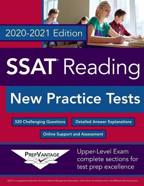 SSAT Reading: New Practice Tests, 2020-2021 Edition (Paperback)