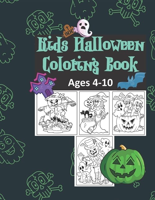 Halloween Coloring Book: Happy Halloween Coloring Book (Paperback)