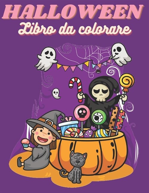 HALLOWEEN Libro da colorare: Libro da colorare per bambini dai 4 anni - Libro di attivit?per bambini (Paperback)