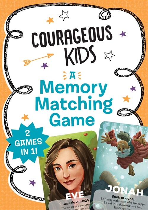 Courageous Kids: A Memory Matching Game: 2 Bible Games in 1! (Board Games)