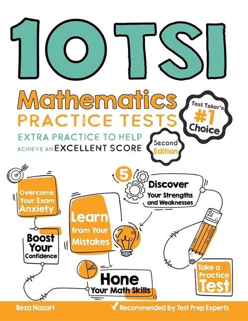 10 TSI Math Practice Tests: Extra Practice to Help Achieve an Excellent Score (Paperback)