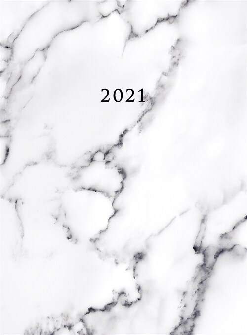 2021: Large Weekly and Monthly Planner with Marble Cover (Volume 3 Hardcover) (Hardcover)