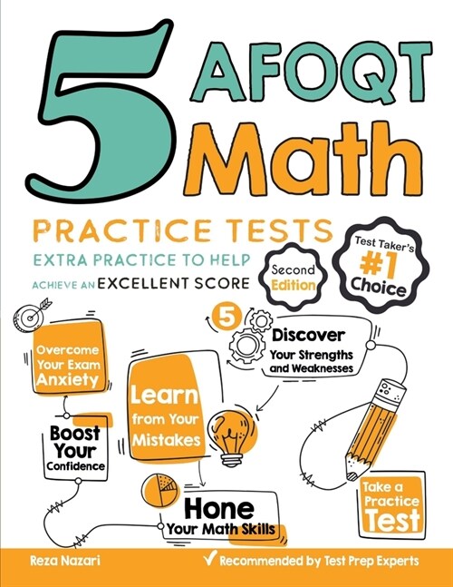 5 AFOQT Math Practice Tests: Extra Practice to Help Achieve an Excellent Score (Paperback)