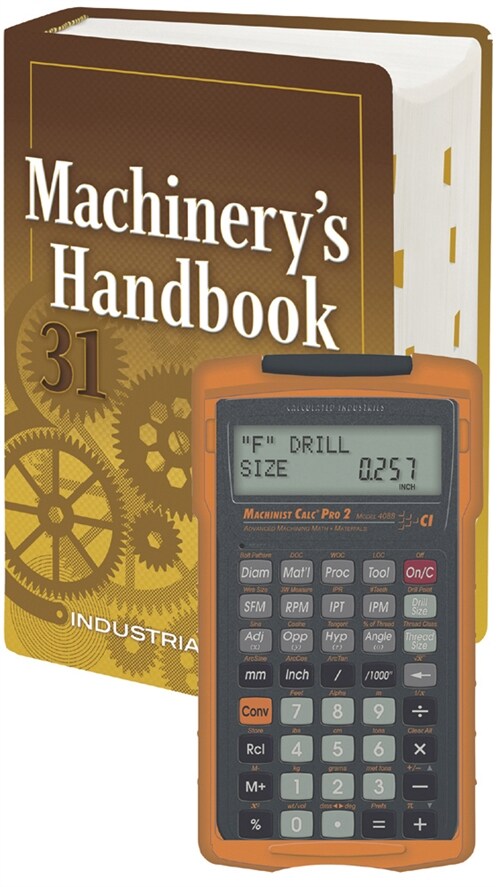 Machinerys Handbook & Calc Pro 2 Combo: Large Print (Hardcover, 31, Thirty-First)