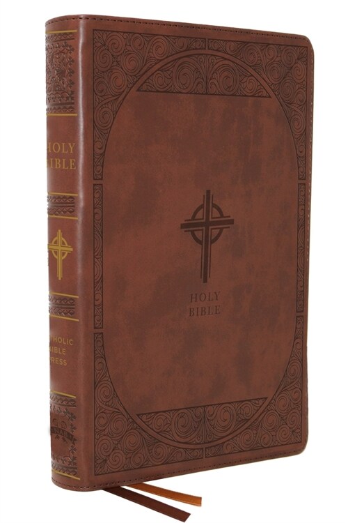 Nabre, New American Bible, Revised Edition, Catholic Bible, Large Print Edition, Leathersoft, Brown, Comfort Print: Holy Bible (Imitation Leather)