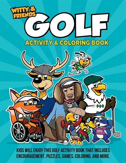 Witty and Friends Golf Activity and Coloring Book (Paperback)