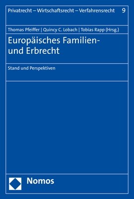 Europaisches Familien- Und Erbrecht: Stand Und Perspektiven (Paperback)