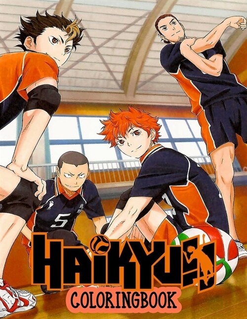 Haikyuu Coloring Book: For adults and for kids high quality illustrations. The best +30 high-quality Illustrations. (Paperback)