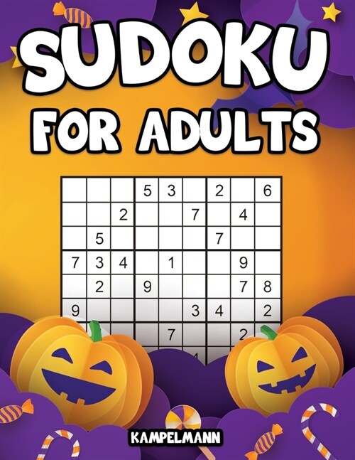 Sudoku for Adults: 200 Sudoku Puzzles for Adults with Solutions - Large Print - Halloween Edition (Paperback)