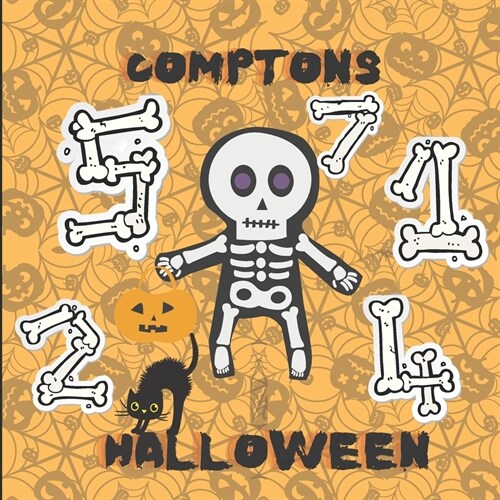 Comptons Halloween: Livre dactivit? avec des chiffres pour compter les personnages tels que citrouille, zombie, vampire, bonbons, momie, (Paperback)