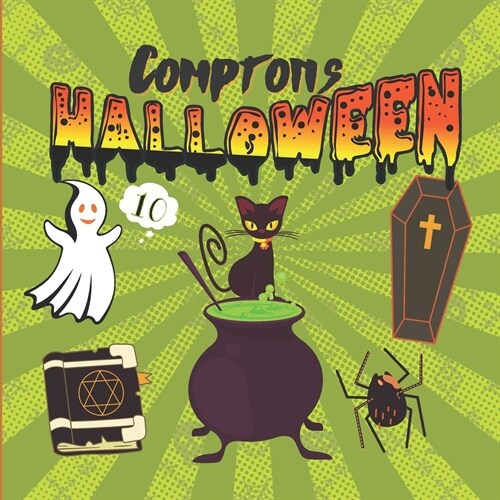 Comptons Halloween: Livre dactivit? avec des chiffres pour compter les personnages tels que citrouille, zombie, vampire, bonbons, momie, (Paperback)