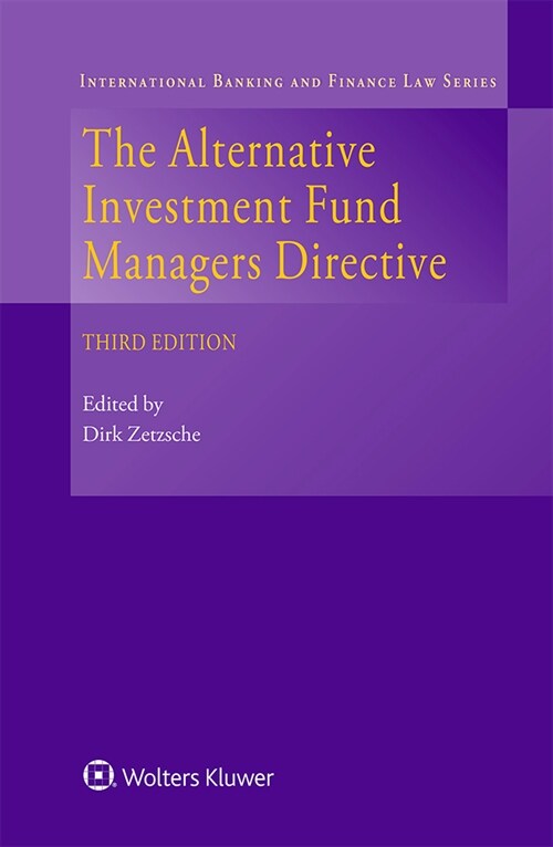 The Alternative Investment Fund Managers Directive (Hardcover, 3)