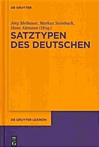 Satztypen Des Deutschen (Hardcover)