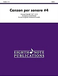 Canzon Per Sonare #4: Score & Parts (Paperback)