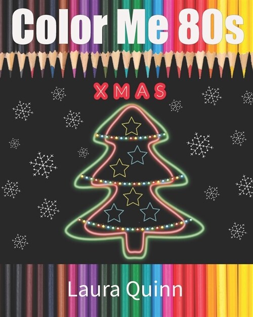 Color Me 80s: Christmas Edition (Paperback)