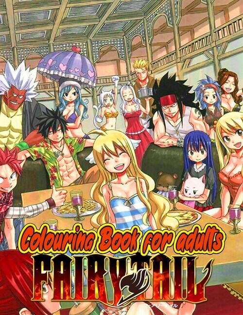 Fairy Tail Colouring Book For Adults (Paperback)