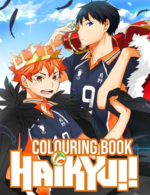 Haikyuu Colouring Book: Volleyball Anime Coloring Books for kids and adults (Paperback)